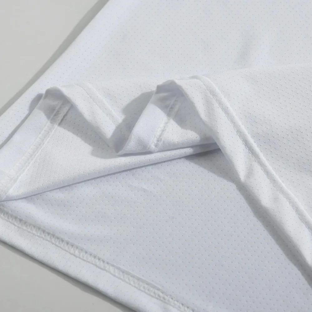 Running T-shirt Reflective Short Sleeve Ice Silk Quick Drying Summer Thin Breathable Fitness Tees Shirt Sportswear Sportsshirt