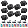 10pcs 3D LED Light Holder Acrylic Board Ligh Base 16 Colors Dimmable ABS USB Remote Control Desk Lamp Vertical Light Station